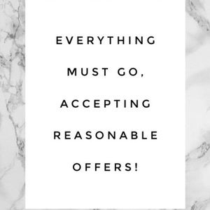 Closet Clear Out!!! I won’t refuse your offers.